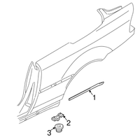 New Genuine BMW Clamp (2000-2006) OE 51138250585