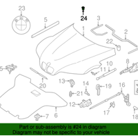 New Genuine BMW Grommet (1995-2012) OE 51141852899