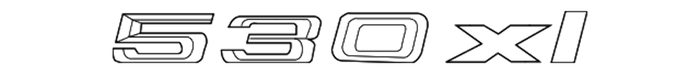 New Genuine BMW Label (2006-2007) OE 51147066927