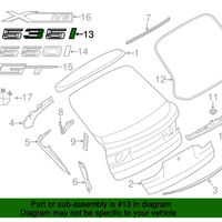 New Genuine BMW Label (2010-2017) OE 51147239614