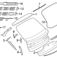 New Genuine BMW Label (2010-2017) OE 51147239614