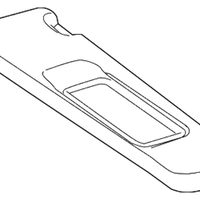 New Genuine BMW Sun Visor Plastic Film With (2010-2013) OE 51167252081