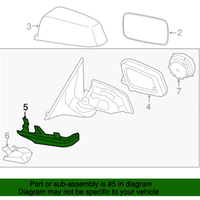 New Genuine BMW Housing Lower Section Right (2010-2015) OE 51167266380