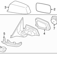 New Genuine BMW Housing Lower Section Right (2010-2015) OE 51167266380