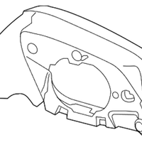 New Genuine BMW Holder Black Grained Right (2012-2021) OE 51167284124