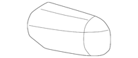 New Genuine BMW Covering Primend Right (1998-2005) OE 51168238376