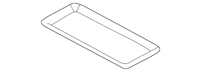 New Genuine BMW Front Tray (1999-2006) OE 51168242843