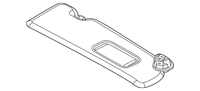 New Genuine BMW Sun Visor With Mirror Coveri (2000-2006) OE 51168245086