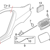 New Genuine BMW Buffer Stop With Ejector (1999-2016) OE 51178228939