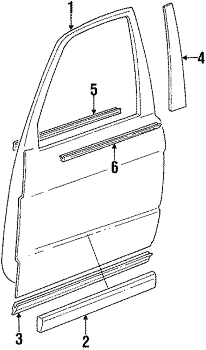 New Genuine BMW Covering Right (1989-1995) OE 51211944420