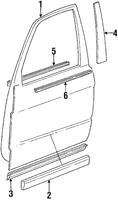 New Genuine BMW Covering Right (1989-1995) OE 51211944420