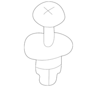 New Genuine BMW Expanding Rivet (1997-2003) OE 51218205295