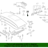 New Genuine BMW Circlip (1996-2008) OE 51221817032