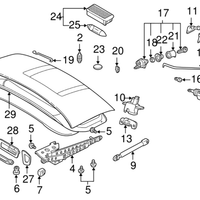 New Genuine BMW Circlip (1996-2008) OE 51221817032