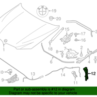 New Genuine BMW Combination Bracket Left (2018-2023) OE 51239893480