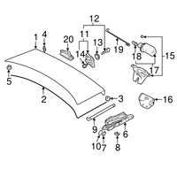 New Genuine BMW Bar Support (1999-2003) OE 51247068428
