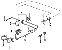 New Genuine BMW Lock Left (1992-1999) OE 51258164851