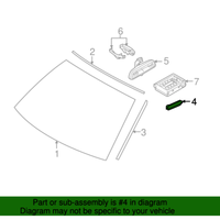New Genuine BMW Clip (2004-2014) OE 51317064098