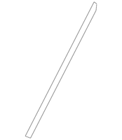 New Genuine BMW Primed Drip Molding Left (2015-2018) OE 51317338615