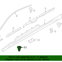 New Genuine BMW Grommet (1995-2023) OE 51318150943