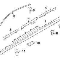 New Genuine BMW Grommet (1995-2023) OE 51318150943