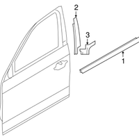 New Genuine BMW Cover Column B Door Front (2012-2019) OE 51337263384