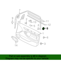 New Genuine BMW Clip (1999-2008) OE 51348204145