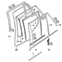 New Genuine BMW X5 Upper Cover Hook (2007-2013) OE 51357183938