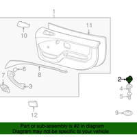 New Genuine BMW Clip Natur (1992-2006) OE 51411973500