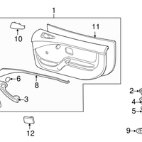 New Genuine BMW Clip Natur (1992-2006) OE 51411973500