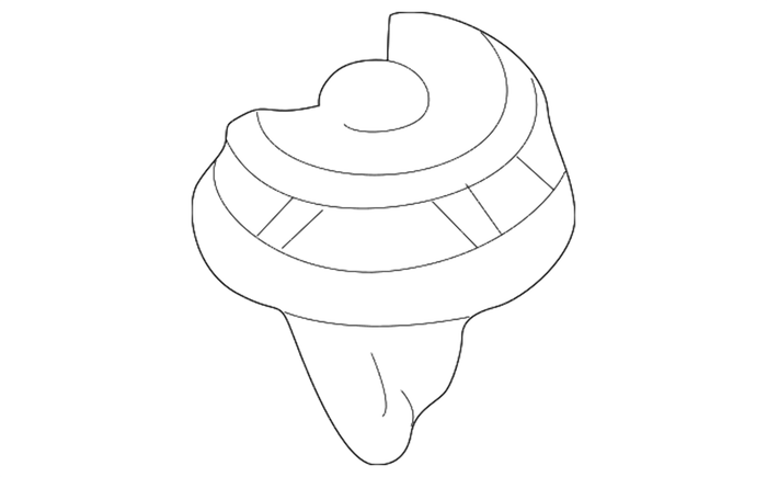 New Genuine BMW Clip Natur (1992-2006) OE 51411973500