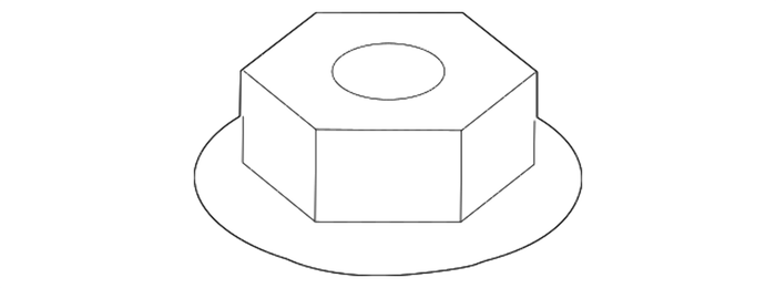 New Genuine BMW Nut (1996-2016) OE 51418176418