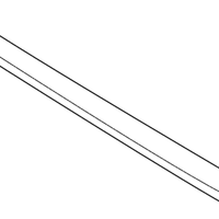 New Genuine BMW Decorative Strip Door Rear (1999-2005) OE 51428213996