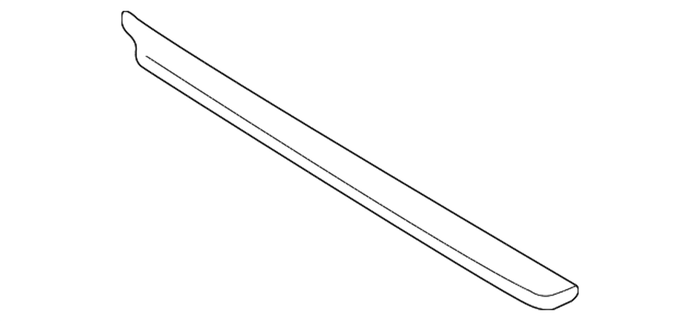 New Genuine BMW Decorative Strip Door Rear (1999-2005) OE 51428213996