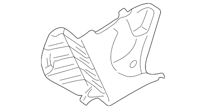 New Genuine BMW Lateral Trim Panel M Foot R (2000-2003) OE 51432499065