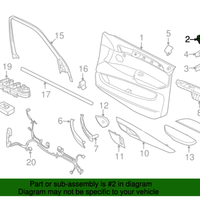 New Genuine BMW Clip (2000-2023) OE 51437001492