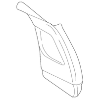 New Genuine BMW Right Upper Column A Cover I (2002-2006) OE 51437065366