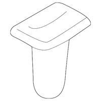 New Genuine BMW Clip Natur (1988-2023) OE 51471840960