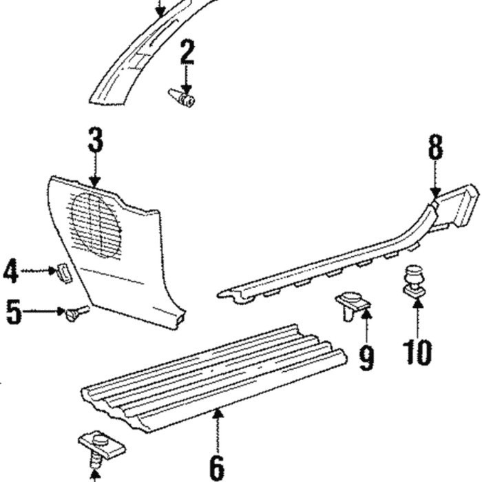 New Genuine BMW Clamp (1992-1999) OE 51471840961