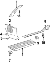New Genuine BMW Clamp (1992-1999) OE 51471840961