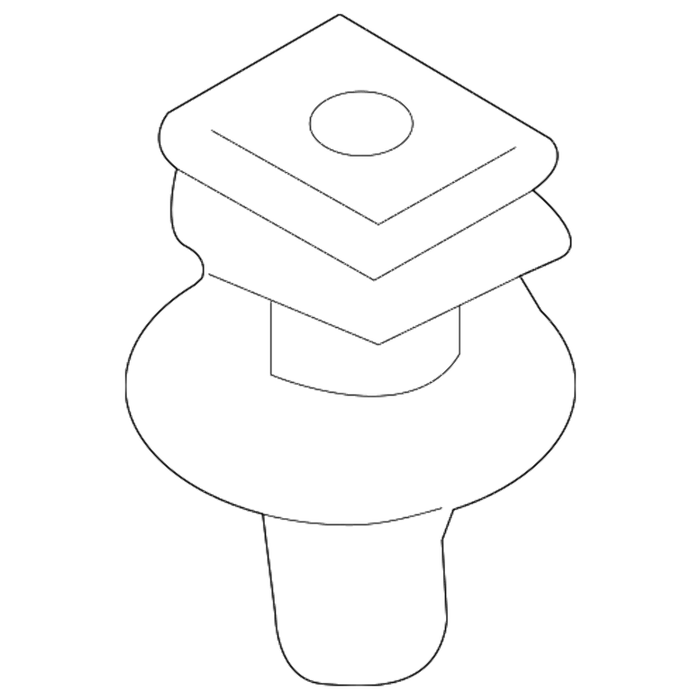 New Genuine BMW Clip With Seal Ring Beige (2004-2023) OE 51477117532