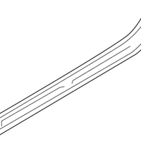 New Genuine BMW Cover Entrance Left (2008-2013) OE 51478046475