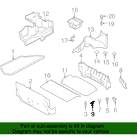 New Genuine BMW Lock (1992-2008) OE 51478120281