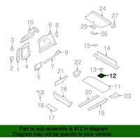 New Genuine BMW Handle Floor Carpet Luggage (2007-2014) OE 51479120283