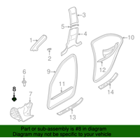 New Genuine BMW Clip Black (1991-2019) OE 51498123832