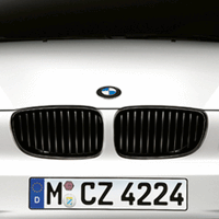 New Genuine BMW Front Trim Grille Black Rig (2009-2013) OE 51712155450