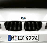 New Genuine BMW Front Trim Grille Black Rig (2009-2013) OE 51712155450