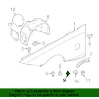 New Genuine BMW Expanding Rivet (2003-2008) OE 51717007296