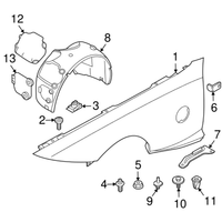 New Genuine BMW Expanding Rivet (2003-2008) OE 51717007296