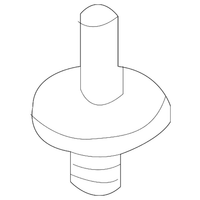 New Genuine BMW Expanding Rivet (2003-2008) OE 51717007296